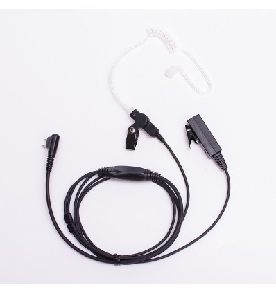 BCT22-M1 2-wire Clear Coil Headphone