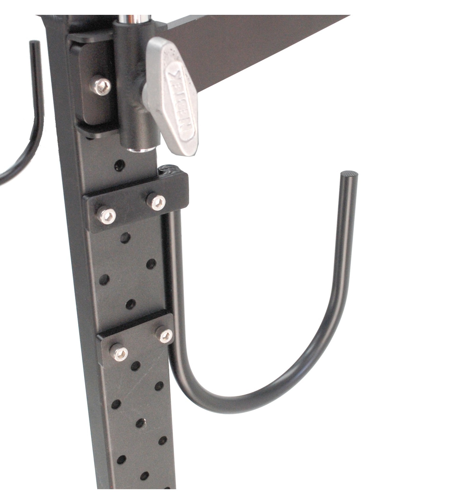 Standard Powder coated aluminum cable hooks (Pair) - NEBTEK - 3D