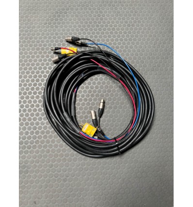 Village Runner Cable with 2 Audio pairs, 2 SDI lines, and AC Power.