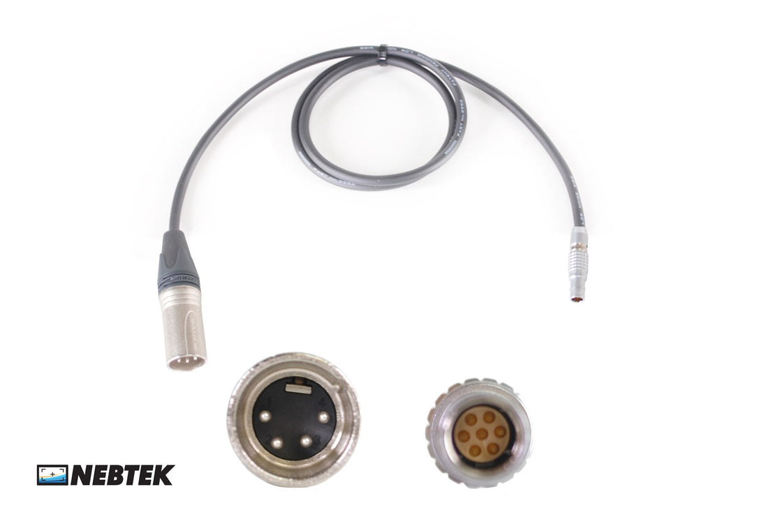 NEBTEK XLR to MicroLite Transmitter Power Cable