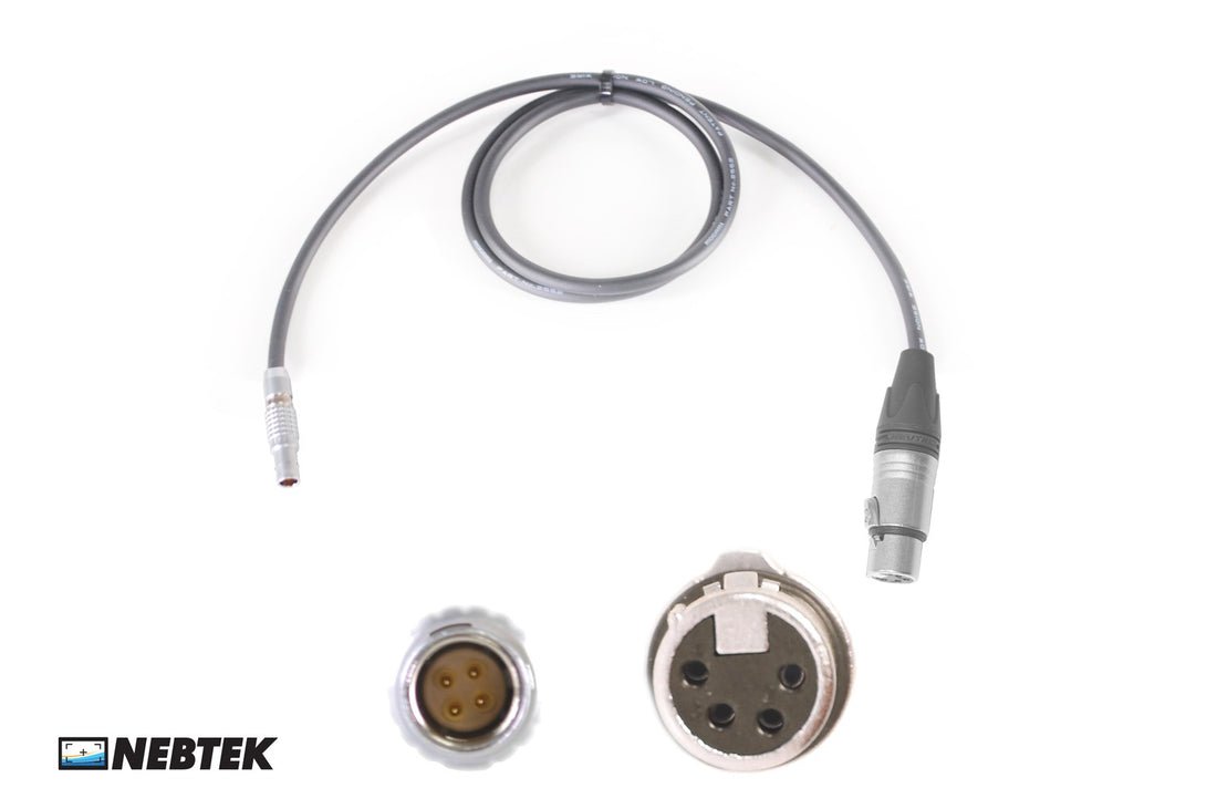 NEBTEK Red to XLR Power Cable