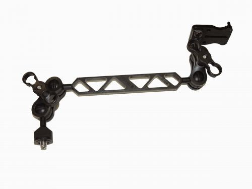 Combo - Ultralight Dual Clamp 8" Double Ball Arm 3/8 to Ultralight Control Systems Monitor Bracket