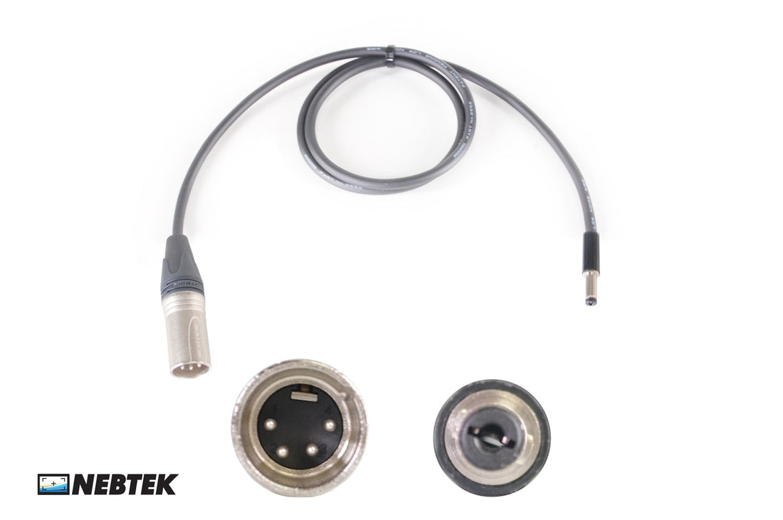 NEBTEK XLR to Decimator (2.1mm) Power Cable