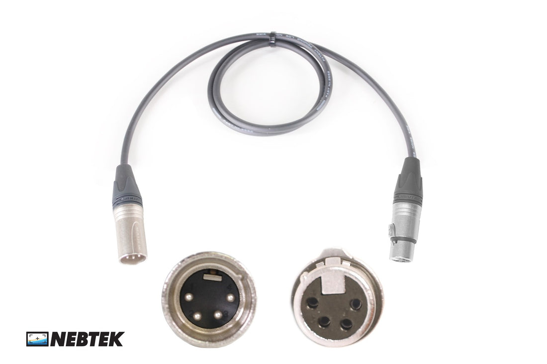NEBTEK XLR to Sony OLED 17" Power Cable