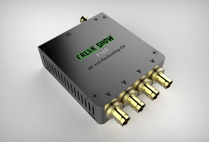 Freakshow 1×4 4K Battery Powered Re-Clocking DA