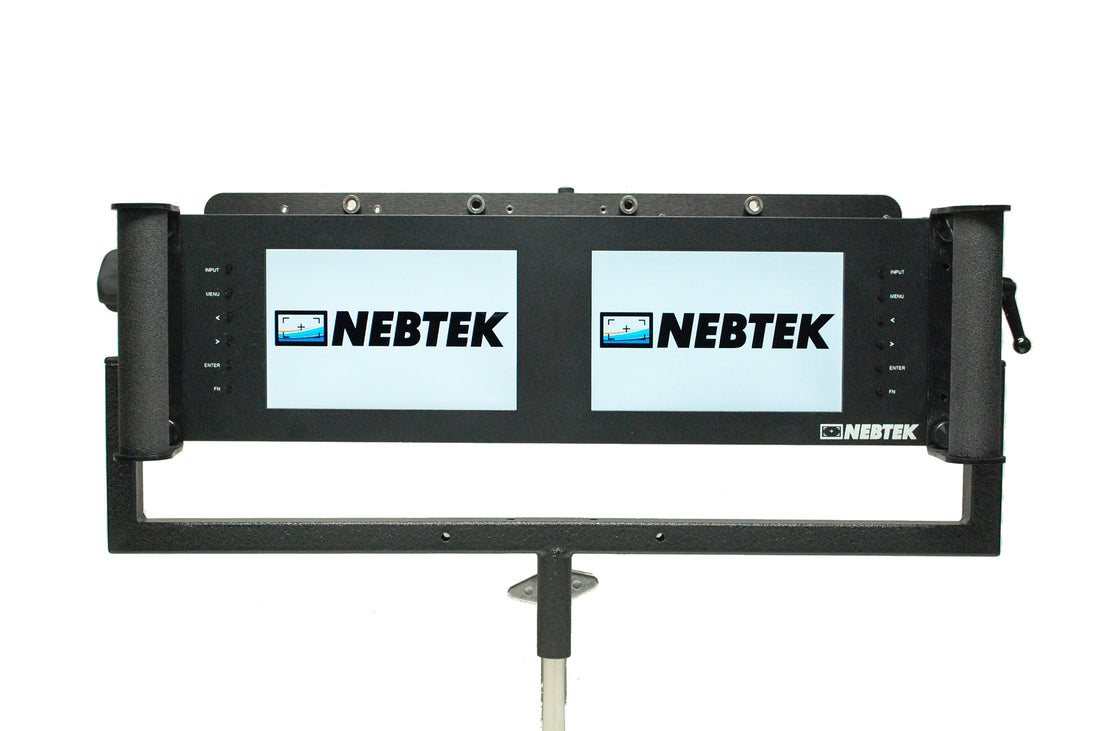 NEBTEK Duo Bracket with Anton Bauer Battery Adapter