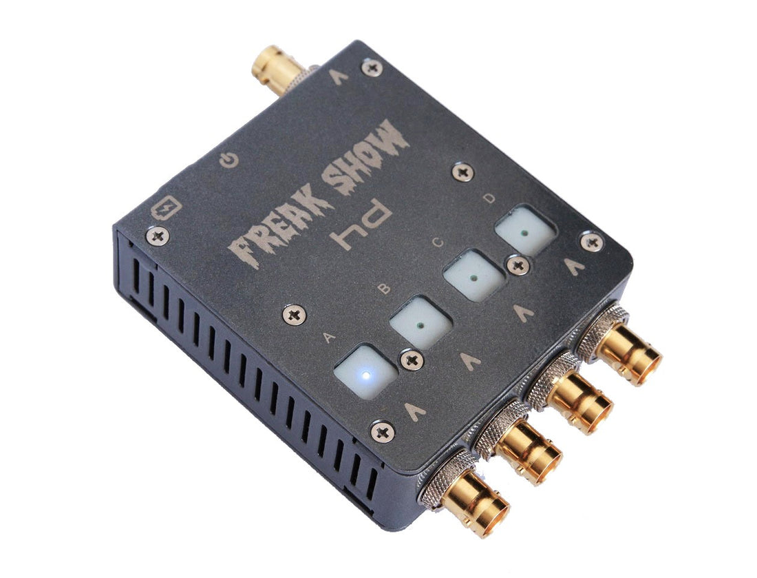 Freakshow HD Li-Ion Battery Powered 4x1 3G-HD-SDI A/B/C/D Switch