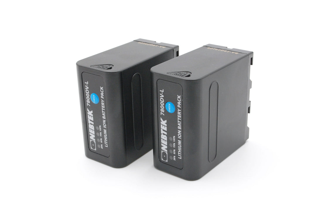 Nebtek 7800DV-L Lithium Ion Battery Pack (Single or Dual)