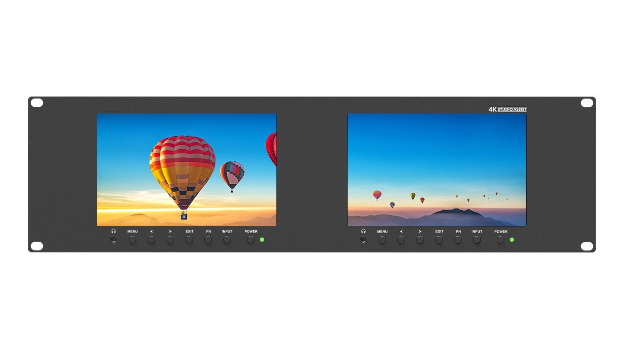 Nebtek 3RU 7-inch Dual SDI and HDMI Monitor