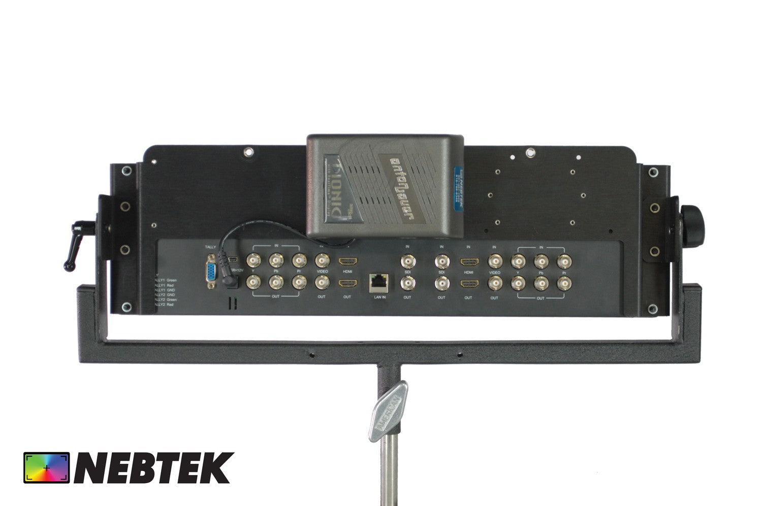 NEBTEK Duo Bracket with Anton Bauer Battery Adapter