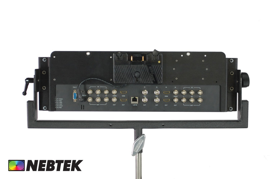 NEBTEK Duo Bracket with Anton Bauer Battery Adapter