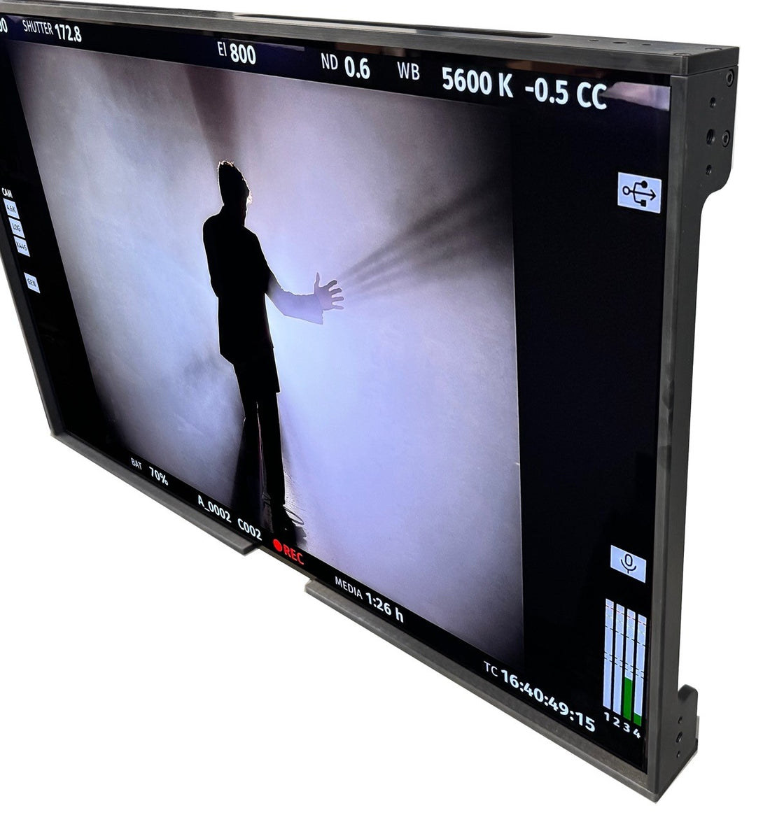 42" LG Pro Cage with Pro SDI to HDMI Converter