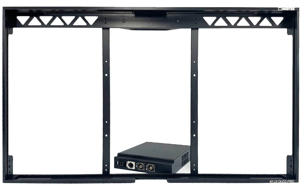 42" LG Pro Cage with Pro SDI to HDMI Converter